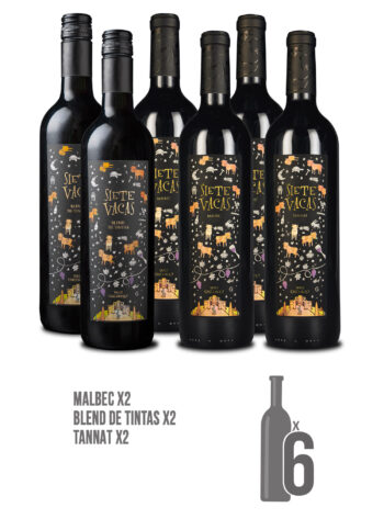 vinos tintos línea origen Siete Vacas